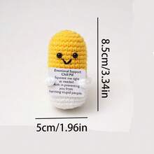 1粒黄色药丸是送给朋友、儿子、女儿、女人和男人的有趣、励志且手工制作的礼物。 - 彩色 - 查看 2