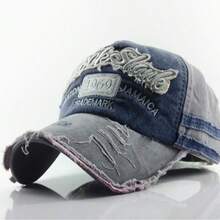 1pc Retro Color Block Truck Driver Cap, Vintage Embroidered Digit Baseball Hat, Lightweight Adjustable Suitable For Holidays, Y2K, Daily Wear And Festivals,Beach,Travel - Multicolor - View 2