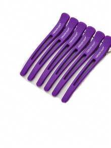 6件套发夹套装 - 包括发夹、发卡、鸭嘴夹、刘海夹、造型夹、定位夹，适用于剪发、编发、烫发、发型设计，居家及美发沙龙均可使用。 - A - 查看 11