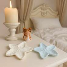 Molde de silicona de la serie oceánica DIY con estrella de mar y concha, molde de fundición de resina para almacenamiento y decoración de estrellas de mar - Molde de estrella de mar - Ver 4