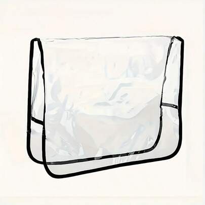 1 tấm bọc ghế nhuộm tóc trong suốt dùng trong salon, thiết kế dày dặn nguyên khối, chống trầy xước, dễ vệ sinh, kiểu dáng hiện đại.