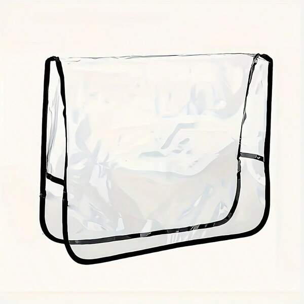 1 tấm bọc ghế nhuộm tóc trong suốt dùng trong salon, thiết kế dày dặn nguyên khối, chống trầy xước, dễ vệ sinh, kiểu dáng hiện đại.