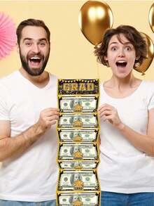 Phong bì đỏ gấp gọn 10 ngăn đựng tiền, quà tặng tốt nghiệp bất ngờ, thiệp chúc mừng tốt nghiệp, ví đựng tiền gấp gọn bằng giấy, quà tặng tiệc tốt nghiệp, phù hợp cho học sinh tốt nghiệp trung học và đại học. - Nhiều kiểu dáng - Xem 5