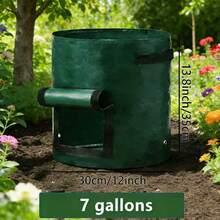 Túi trồng khoai tây có vách ngăn và tay cầm, túi trồng rau thích hợp cho cà chua, trái cây, cà rốt, hành tây, khoai tây, dâu tây và các loại rau khác. Túi trồng có vách ngăn. - Nhiều màu - Xem 9