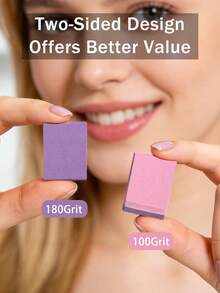 Bộ 24/12/2 dũa móng tay hình chữ nhật chuyên nghiệp, độ nhám 100/180, dụng cụ làm móng, dụng cụ nghệ thuật làm móng, thích hợp cho mùa tựu trường, làm móng, dùng cho nối móng. - Nhiều màu - Xem 2