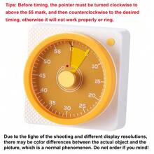 1pc Magnetic Mechanical Timer, Kitchen Baking Timer, Study Timer - Multicolor - View 12
