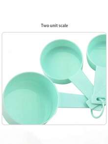 Bộ 10 cốc và thìa đong định lượng, có thể xếp chồng lên nhau, dụng cụ làm bánh nhà bếp - Nhiều màu - Xem 5