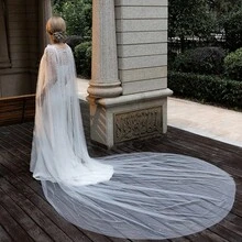 1 buc Șal cu perle, cu talie lungă, modă romantică retro luxoasă, pelerină șal de 300 cm, vară, plajă, nuntă, elegantă, petrecere - Multicolor - Vizualizare 6