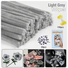 用于DIY各种形状的毛毡扭杆 - 281pcs coffee white - 查看 16