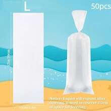 100pcs Ice Pop Plastic Bags, Ice Pop Bags, Can DIY Crushed Ice Pops, Made Of PE , Allowing You To Make Ice Cubes, Yogurt Ice Cream Mold Bags More Safely - Clear - View 18