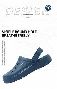 CAMEL CROWN Men's Outdoor Casual Sandals, Summer Open-Toe, Non-Slip, Toe-Protecting, Breathable Slippers-Casual, Comfortable, Everyday Sandals - Blue - View 5