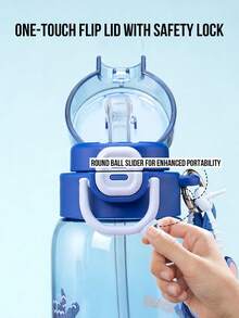 迪士尼疯狂动物城750毫升塑料吸管水瓶，采用EPDM材质，配有可拆卸硅胶吸管、弹出式瓶盖和防漏设计，方便携带和清洗，瓶身印有卡通图案，适合家庭、户外、旅行、运动等场合，是送给迪士尼粉丝、疯狂动物城爱好者、家人、朋友和同事的理想礼物。 - 彩色 - 查看 10