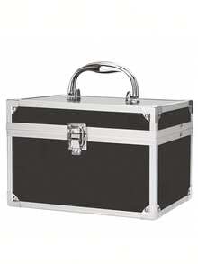 Portable Beauty & Hairstyling Box, Handheld Cosmetic Storage Case, Handheld Home & Travel Makeup Box - Multicolor - View 7