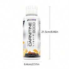 Cutler Nutrition Liquid L-Carnitine Supplement With Acetyl L-Carnitine & L-Carnitine Tartrate Forms - Pre Workout Formula For Optimal Absorption, Energy & Muscle Support, Buzz'in Orange Flavor[Free Shipping ](2026 Latest Version) - 3PCS - View 2