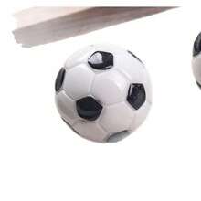 1pc Resin Miniature 3D Ball Figurines, Basketball And Football Figurines, Keychains, World Cup Souvenirs, Pendants - Mini Football - View 6