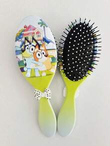 1pc Rotating Hair Brush Set - Air Cushion Massage Brush, Anti-Static Design, Creates Voluminous Hairstyle, CE Certified (Random Style) - Multicolor - View 6