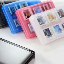 1pc NDS Game Card Case, 3DS 28-In-1 Game Card Holder, 24-In-1 Game Card Box, Universal 3DS Cartridge Storage Case - View 5