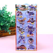 Libro de pegatinas para niños, pegatinas de pintura de coches, pegatinas de monstruos de la era de llenado de aceite 3D agitador de agua, pegatinas de taza, pegatinas de cuaderno, pegatinas de decoración de equipaje, pegatinas de decoración de fiesta de cumpleaños, scrapbook, pegatinas de monopatín, pegatinas de teléfono - Multicolor - Ver 14