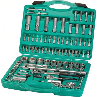1893 Socket Wrench Set 110 Pcs 1/2 1/4 With Ratchet Made Of Vanadium Steel I Socket Wrench Inserts I Hexagon Wrench I PH PZ I With From I 80126