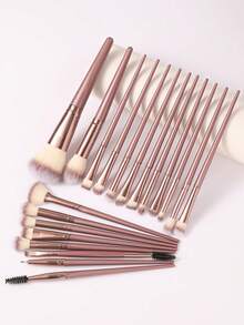 20支化妆刷套装，适合作为节日礼物 - 彩色 - 查看 9