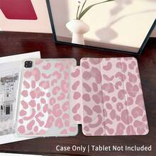 1pc Pink Leopard Print Aesthetic Protective Case, Compatible With Ipad Air 6/5/4, 10-Inch (10.9-Inch), Pro 2024/M3/A16 2025, High-Quality Protective Shell For Work, Travel And Home Use, Compatible With Samsung Galaxy Tab A8/A9+/S6 Lite/S7/S9 FE+/S10+, Compatible With Xiaomi Pad 5/5 Pro/6/6 Pro/7/7 Pro/33S Pro - Multicolor - View 5
