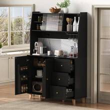 Buffets & Sideboards - Black + MDF - View 2
