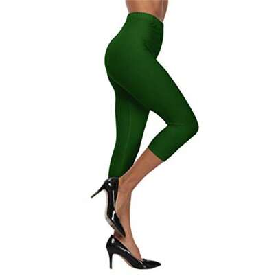 MAX Women's Capri Leggings High Waist Soft And Comfy Cropped Leggings Tights 3/4 Length