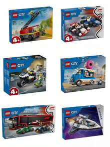 LEGO Bộ xếp hình xây dựng City Series 60430/60445/60452/60455/60463/60464, đồ chơi xếp hình thông minh, quà tặng cho bé trai và bé gái. - Nhiều màu - Xem 1