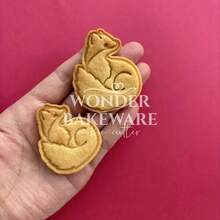 动物饼干模具 卡通熊狐狸兔子松鼠狗造型饼干模具 烘焙工具 厨房用具 烘焙工具 - 白色 - 查看 3