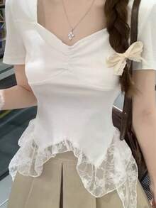 Women Tops - White - View 9
