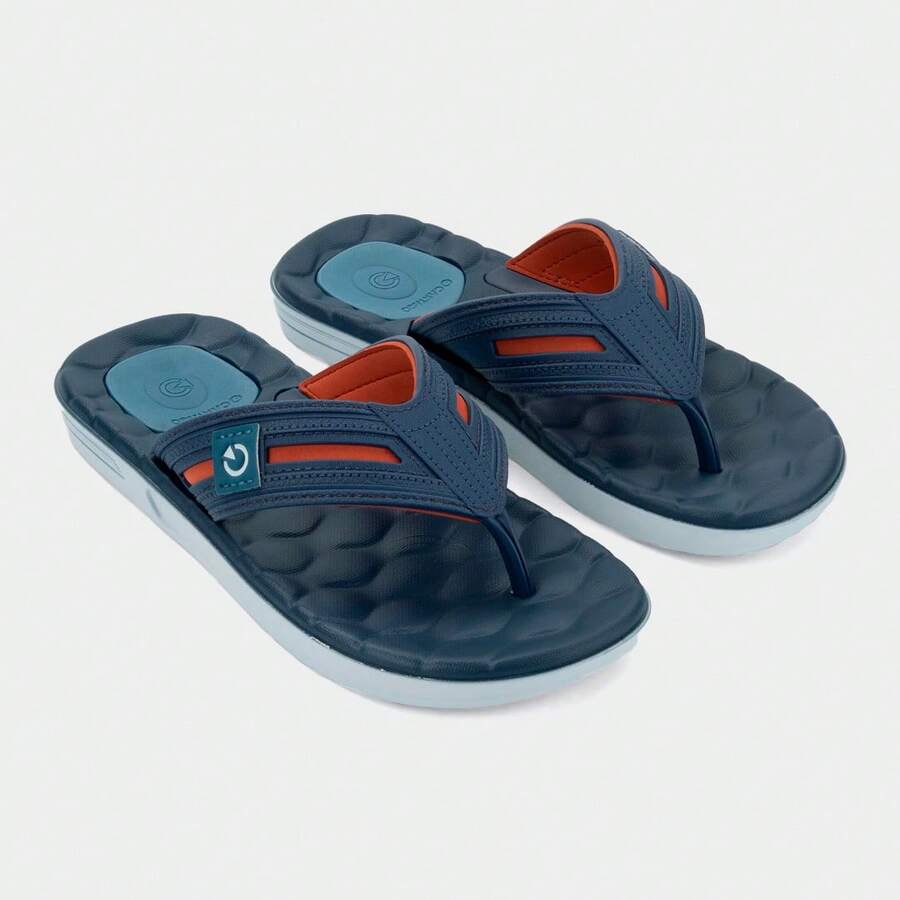 Cartago Men's Aegean IV Flip-Flops - 白藍色 - 查看 1