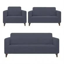 Melocotton - Juego de Protector Cubre Sala Elástico Strech Fit. Renueva tu Sala sin gastar más. Juego Completo: Incluye Protectores de Sofá de 1 2 y 3 plazas. Ideal para Mascotas Couch Cover  527665 - GRIS OXFORD - Ver 6