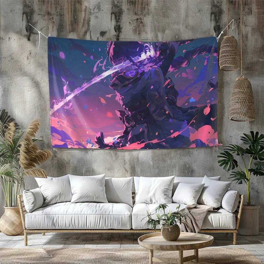 Tapestry: Vibrant Wall Decor Inspired By The Anime Game - 1 - 查看 1
