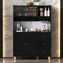 Buffets & Sideboards - Black + MDF - View 1