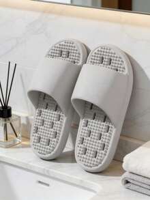 Foot Massage Bathroom Slippers, Soft & Bouncy EVA Non-Slip Shower Sandals, Couples Home Spa Slippers - Slippers - View 10