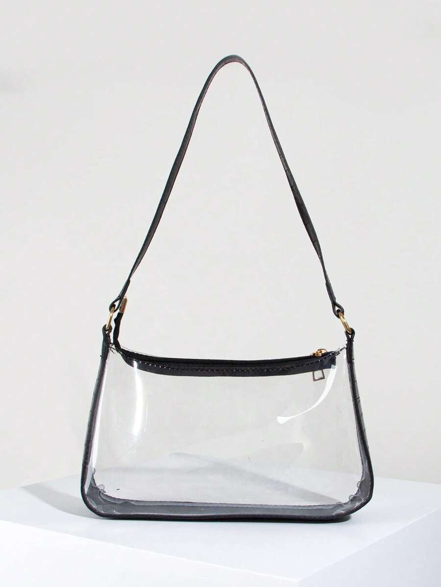 Clear Bag,  Clear Transparent Purse Bag For Concerts Sports Events Festivals, Beach Bags - Thông thoáng - Xem 1