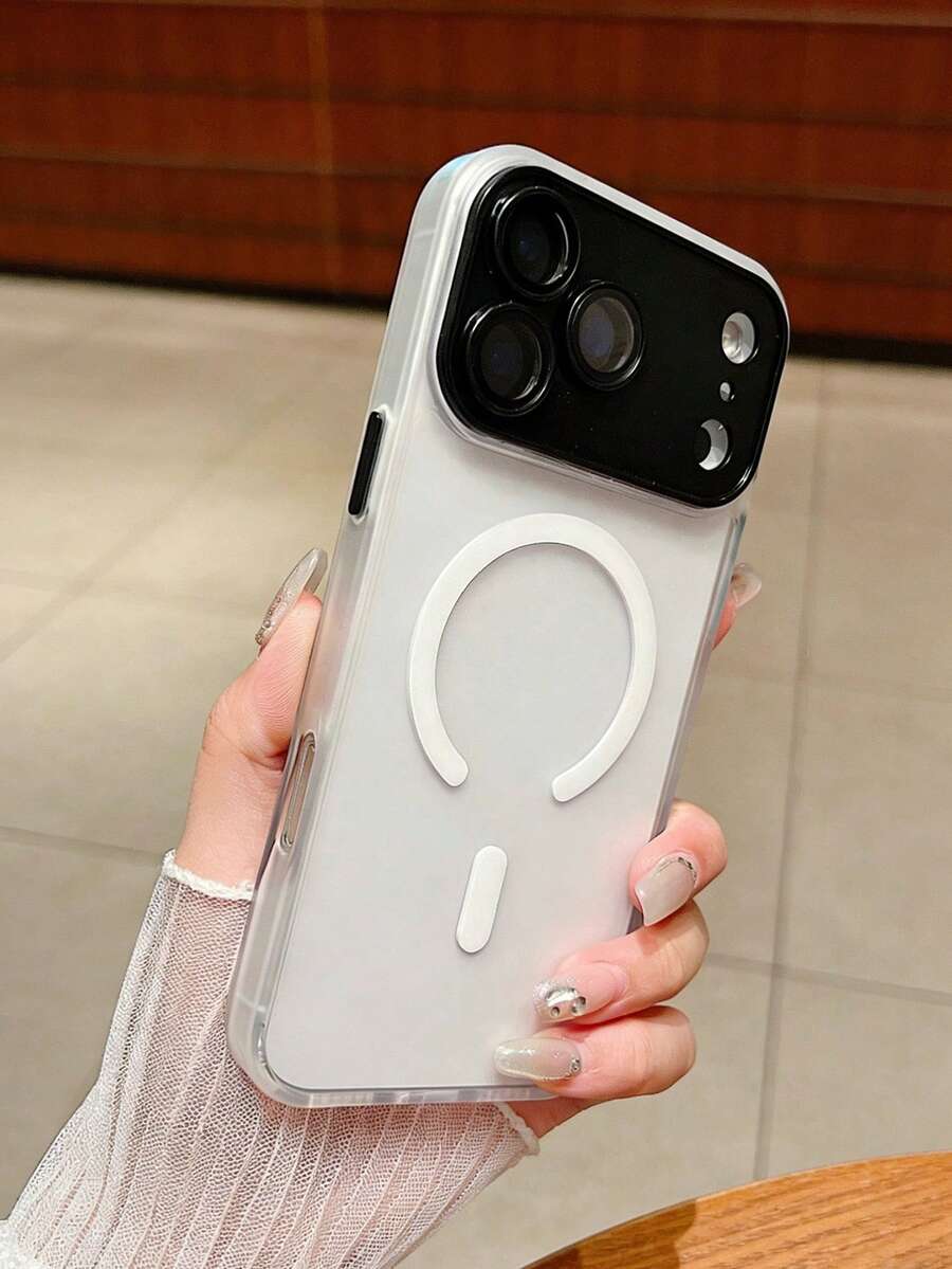1. Ốp lưng điện thoại trong mờ, sang trọng, đơn giản, dành cho doanh nhân, phù hợp với 17 Pro Max, 17 Air, 16, 15, 14, 13, 12, 11 Pro Max Plus, chất liệu TPU mềm dẻo. - trắng - Xem 1