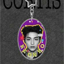 CO/RTIS Member Color Keychain James Juhoon Seonghyeon Keonho Acrylic Bag Charm Key Ring For Backpack Purse Key Decoration Fan Collection Daily Use,Concert - Multicolor - View 4