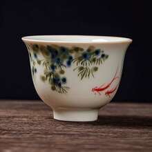 Bộ 1/2/6 tách trà gốm tráng men tro cây, tách espresso gốm vẽ tay sáng tạo, tách trà chiều, tách trà đen, tách trà Gongfu Trung Quốc, cốc nước, cốc gốm. Lý tưởng cho các buổi tiệc trà chiều, tụ họp bạn bè và quà tặng ngày lễ. - Nhiều màu - Xem 12