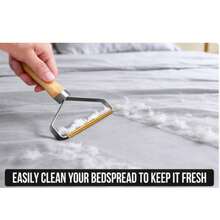 1/2 chiếc dụng cụ loại bỏ xơ vải cầm tay, có thể dùng để loại bỏ xơ vải trên quần áo, ghế sofa, thảm, chăn, lông thú cưng. - Máy tẩy lông thú cưng - Xem 2