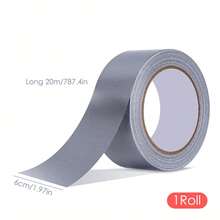 Bandă adezivă argintie rezistentă, adeziv puternic, impermeabilă, rezistentă la vânt, fără reziduuri, rezistentă la rupere, flexibilă, pentru toate intemperiile, bandă din material textil gros, potrivită pentru reparații, uz industrial, profesional, etanșare baie, covoare, podele, goluri uși și ferestre, bricolaj - Multicolor - Vizualizare 11