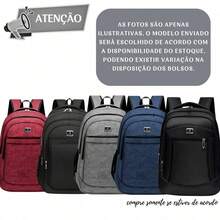 Two-Piece Set Of Large, Functional Men's Backpacks For School, College, And Work - Blue - View 8