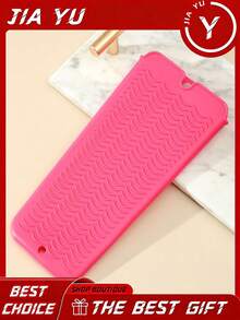 1 Tappetino in silicone extra large resistente al calore, custodia da viaggio portatile, per piastre arricciacapelli, piastre piatte e strumenti per lo styling dei capelli, tappetino resistente al calore per strumenti per capelli, custodia portatile per arricciacapelli. - nero - Visualizzare 14