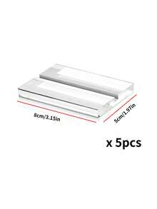 Giá đỡ thẻ số bàn bằng acrylic trong suốt, giá trưng bày thẻ số bàn bằng acrylic cho đám cưới - Trong sáng - Xem 17