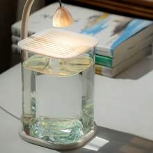 Mini Desktop Aquarium, 360° HD Full-View High-Transparency Fish Tank, USB-Powered LED Lighting, Compact Aquarium, Perfect For Home, Office, And Educational Use (White) - White - View 7