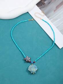 Dây chuyền hình sao biển và vỏ sò sang trọng, tinh tế, sáng tạo, mang phong cách retro, giản dị, phong cách nghỉ dưỡng bãi biển, bohemian, độc đáo, tối giản. - Nhiều màu - Xem 5