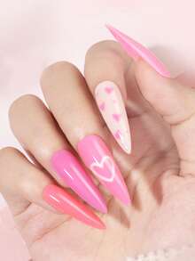 PEACECOLOR Pastel Macaron Gel Nail Polish Kit With UV Lamp Base Top Coat, UV LED Soak‑Off Summer Candy Color Nail Gel For Beginner Home Salon DIY Manicure - Multicolor - View 3