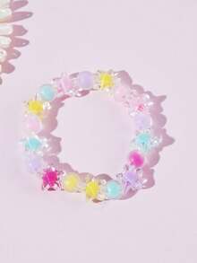 1pc/Set Colorful Flower Beaded Bracelet Set, Accessory For Outfit, Jewelry, Party, Birthday Gift - Multicolor - View 15