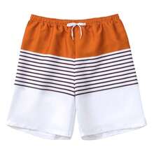Family Matching Swimsuits Two Piece Bikini Set Ruffles Bathing Suits Mommy And Me Matching Swimwear Father And Son Matching Swim Shorts Men And Boy Swim Trunks Summer Vacation Beachwear - 男士 - 查看 7
