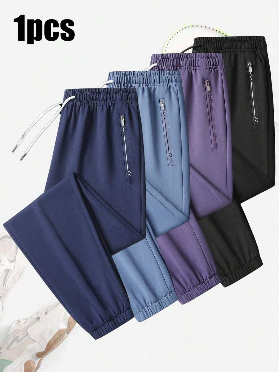 Quần jogger nữ dáng rộng - Quần thể thao thoáng khí, phù hợp cho phòng tập và mặc dạo phố. - Xanh đậm - Xem 1